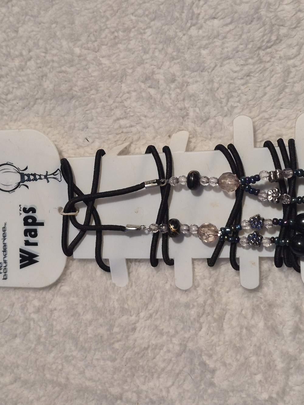Vintage Y2K No Boundaries Beaded Hair Wrap New Old Stock
